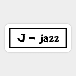 Jazz music Sticker